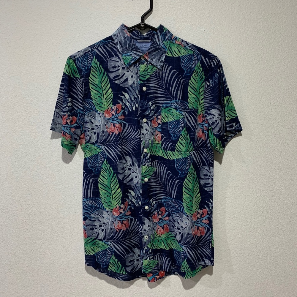 Izod Floral Button Down Shirt